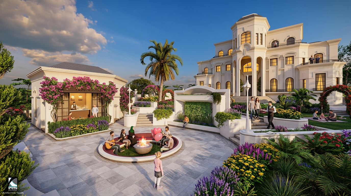 Villa Ladscape, Mr. Sameer Jadalah.