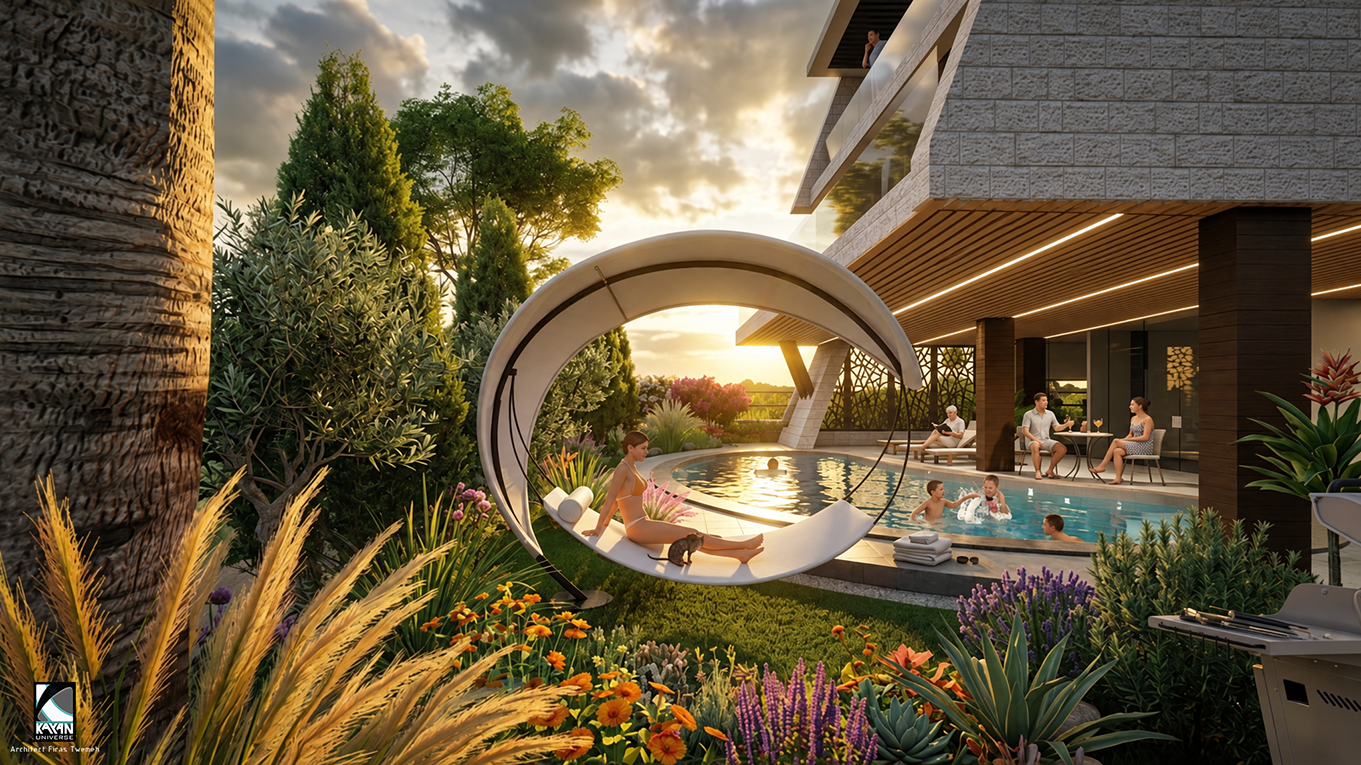 Villa Landscape, Mr. Jad Canawati