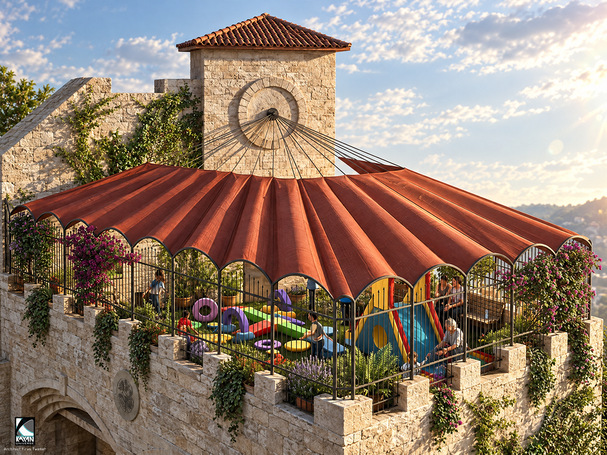 Roof play area, Twemeh Family